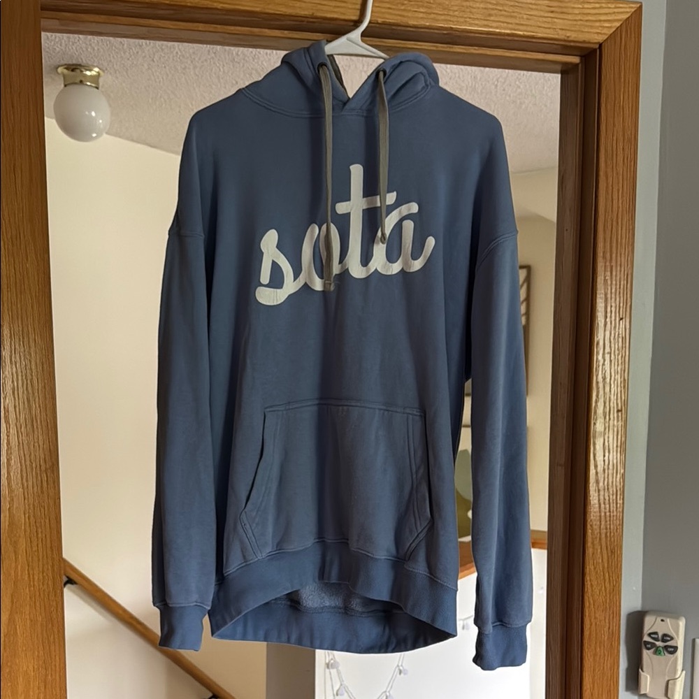 Women's Blue Hoodie Sweater